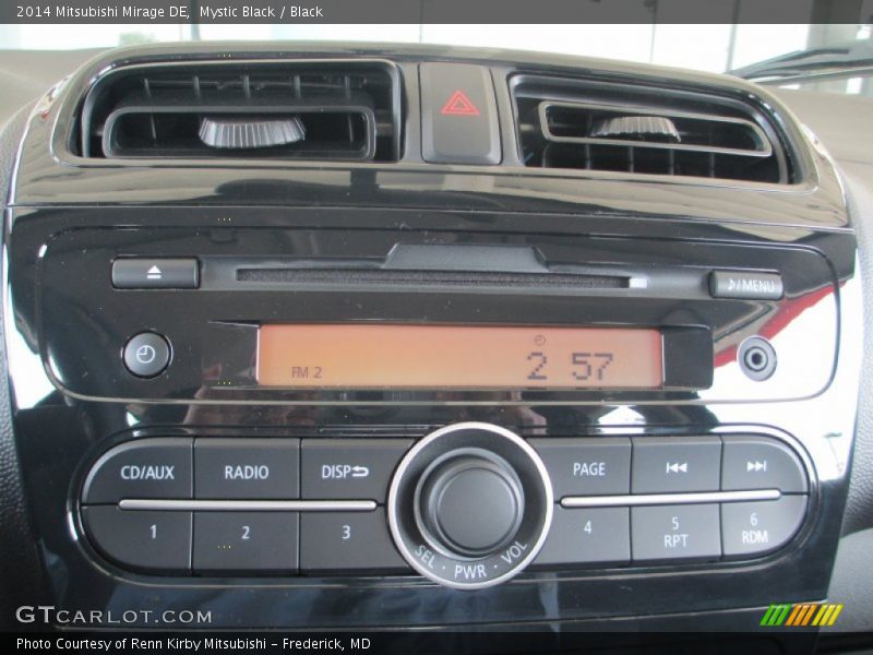 Mystic Black / Black 2014 Mitsubishi Mirage DE