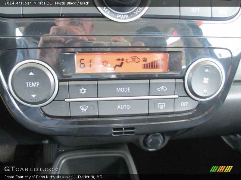 Mystic Black / Black 2014 Mitsubishi Mirage DE