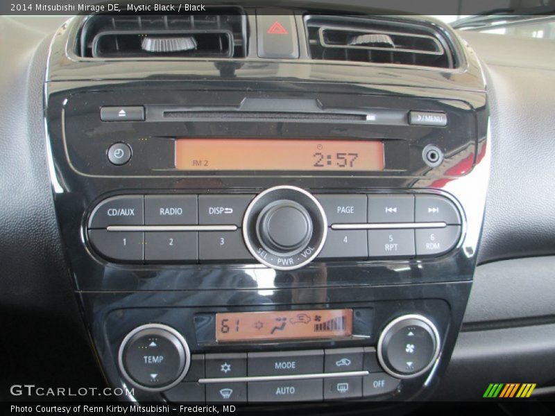 Mystic Black / Black 2014 Mitsubishi Mirage DE