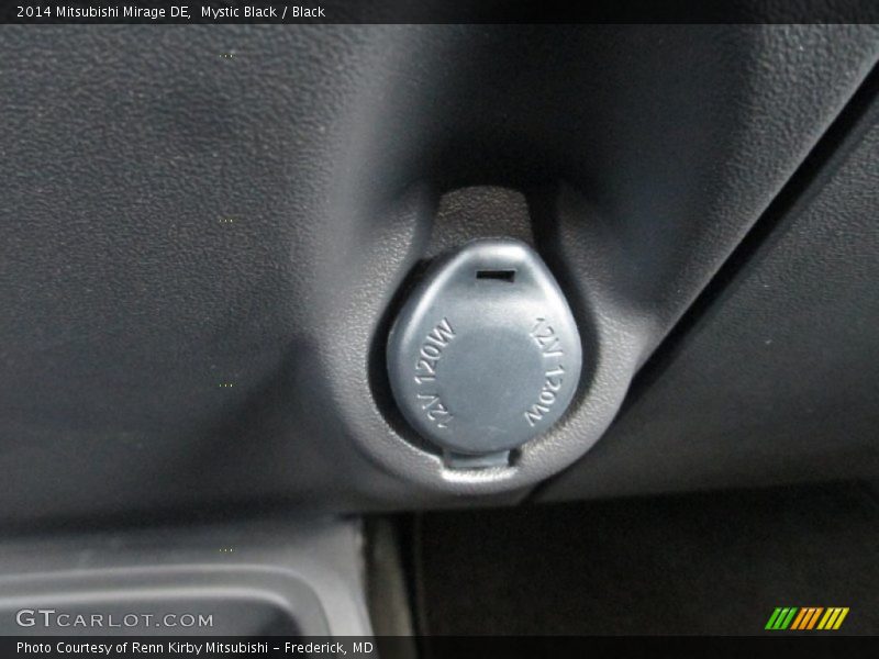 Mystic Black / Black 2014 Mitsubishi Mirage DE