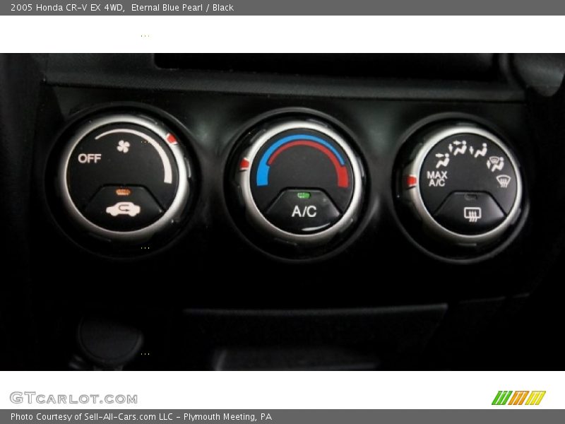 Eternal Blue Pearl / Black 2005 Honda CR-V EX 4WD