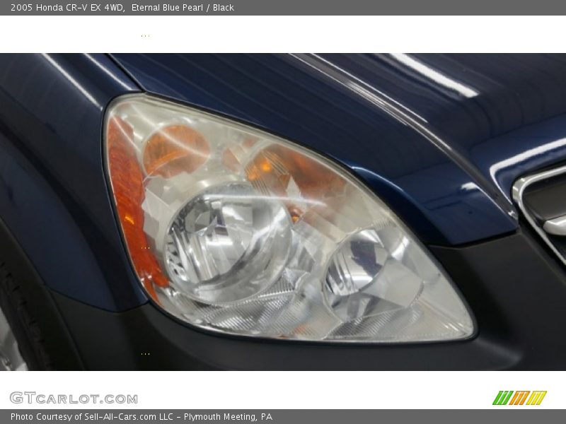 Eternal Blue Pearl / Black 2005 Honda CR-V EX 4WD
