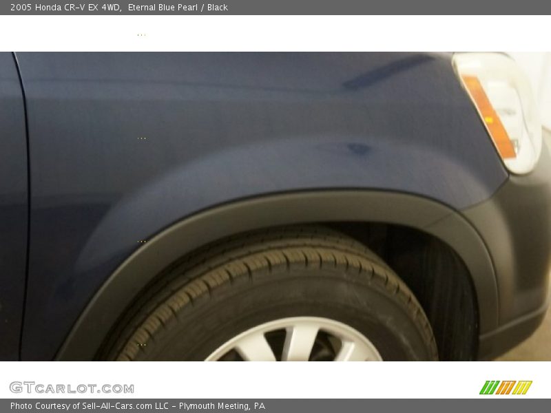 Eternal Blue Pearl / Black 2005 Honda CR-V EX 4WD