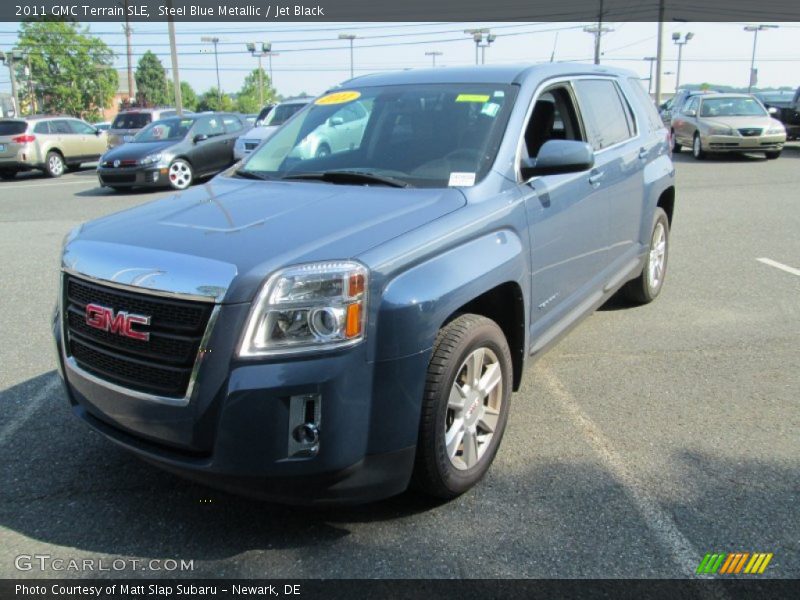 Steel Blue Metallic / Jet Black 2011 GMC Terrain SLE