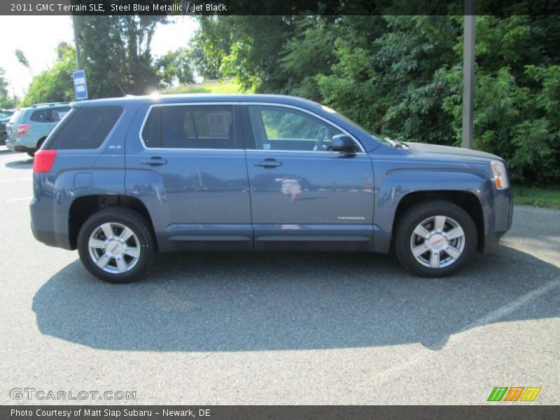 Steel Blue Metallic / Jet Black 2011 GMC Terrain SLE