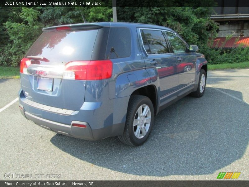 Steel Blue Metallic / Jet Black 2011 GMC Terrain SLE
