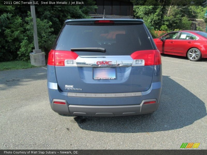 Steel Blue Metallic / Jet Black 2011 GMC Terrain SLE