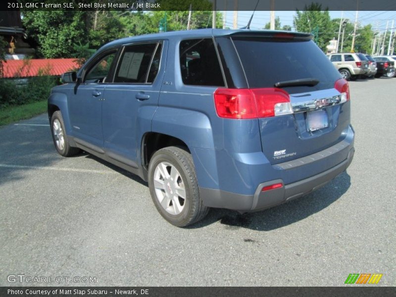 Steel Blue Metallic / Jet Black 2011 GMC Terrain SLE