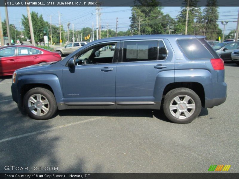 Steel Blue Metallic / Jet Black 2011 GMC Terrain SLE