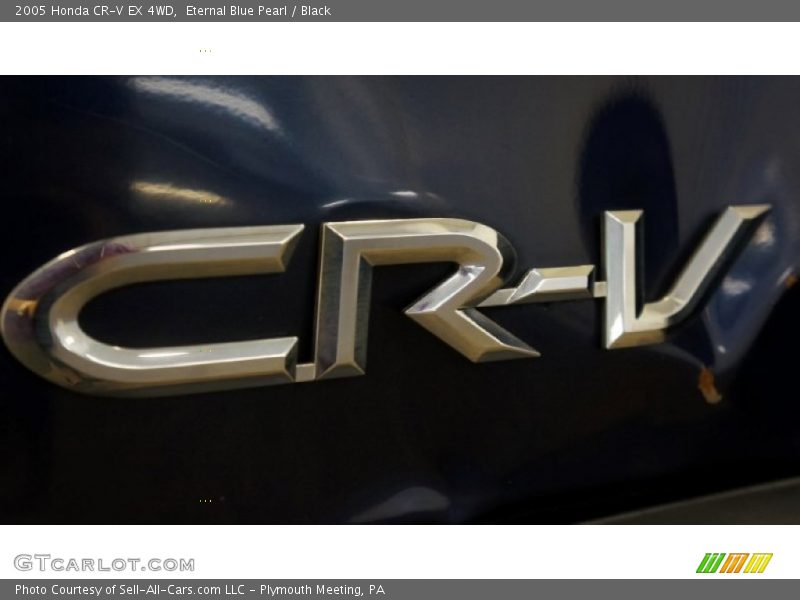 Eternal Blue Pearl / Black 2005 Honda CR-V EX 4WD