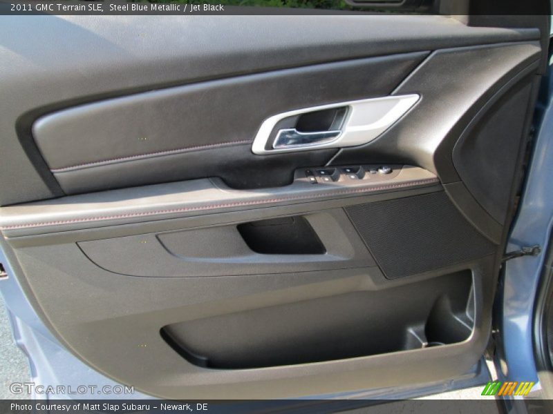 Steel Blue Metallic / Jet Black 2011 GMC Terrain SLE