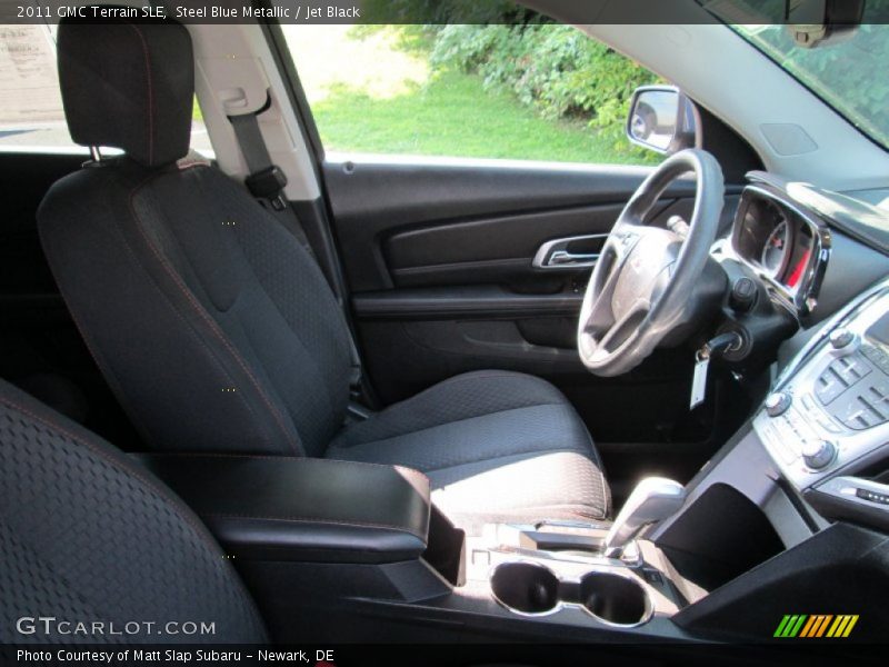 Steel Blue Metallic / Jet Black 2011 GMC Terrain SLE