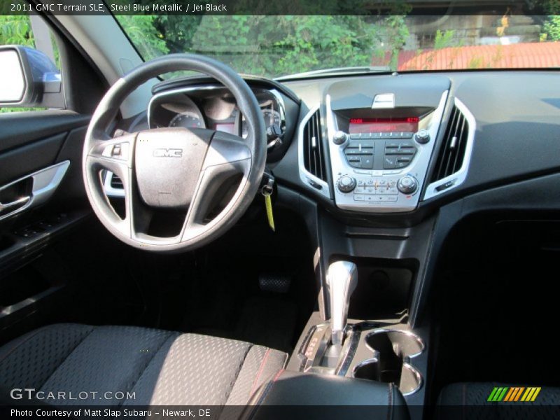 Steel Blue Metallic / Jet Black 2011 GMC Terrain SLE