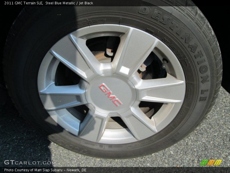 Steel Blue Metallic / Jet Black 2011 GMC Terrain SLE