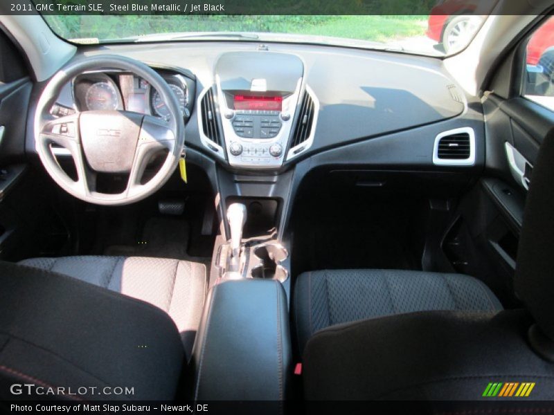 Steel Blue Metallic / Jet Black 2011 GMC Terrain SLE