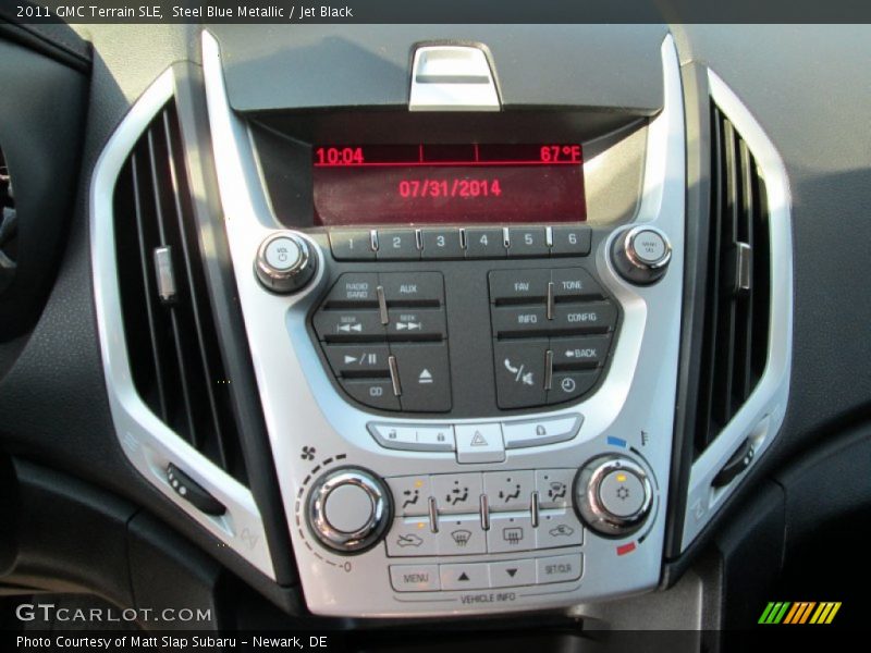 Steel Blue Metallic / Jet Black 2011 GMC Terrain SLE