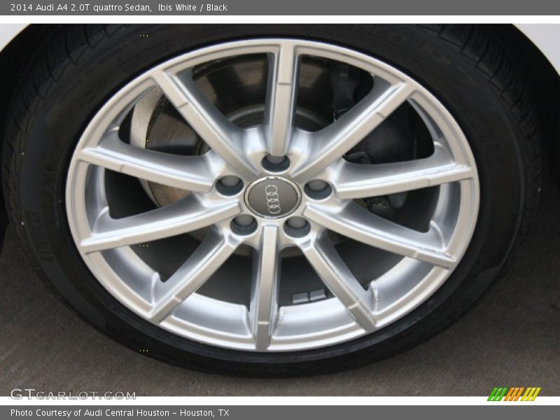 Ibis White / Black 2014 Audi A4 2.0T quattro Sedan