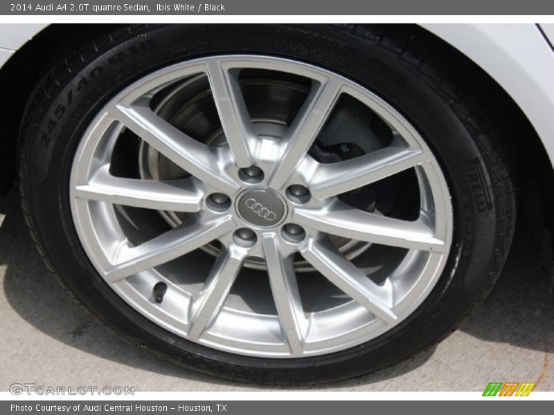 Ibis White / Black 2014 Audi A4 2.0T quattro Sedan