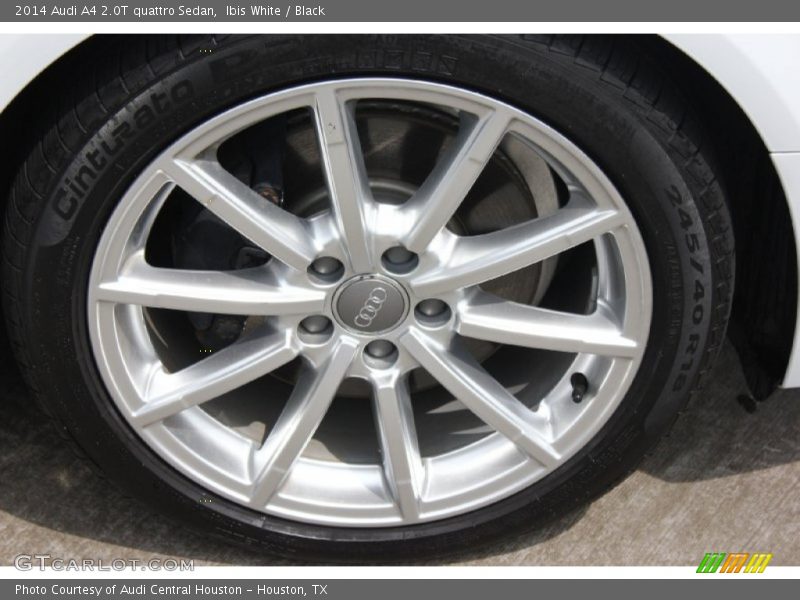 Ibis White / Black 2014 Audi A4 2.0T quattro Sedan