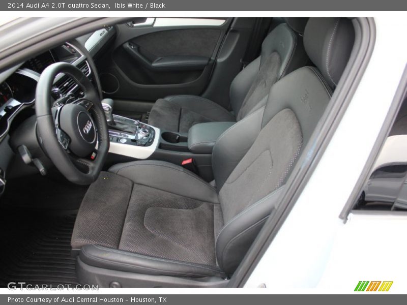 Ibis White / Black 2014 Audi A4 2.0T quattro Sedan