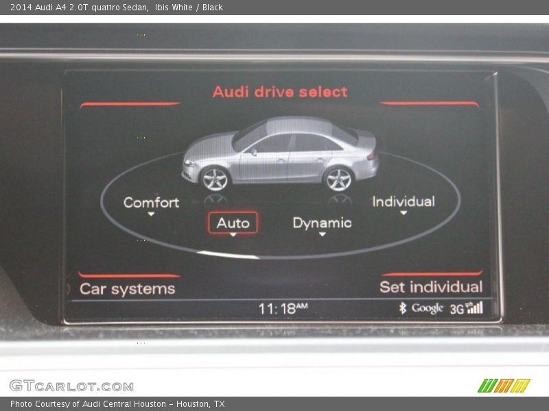Ibis White / Black 2014 Audi A4 2.0T quattro Sedan