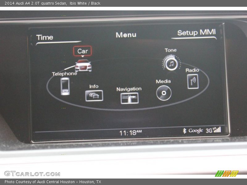 Ibis White / Black 2014 Audi A4 2.0T quattro Sedan