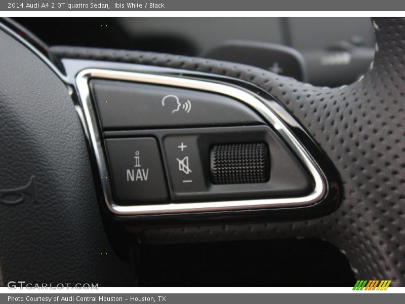 Ibis White / Black 2014 Audi A4 2.0T quattro Sedan