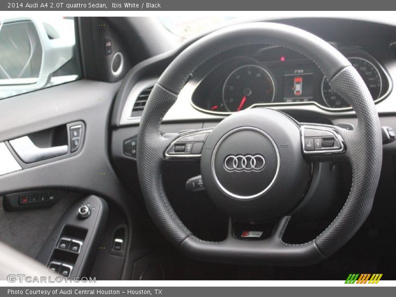 Ibis White / Black 2014 Audi A4 2.0T quattro Sedan