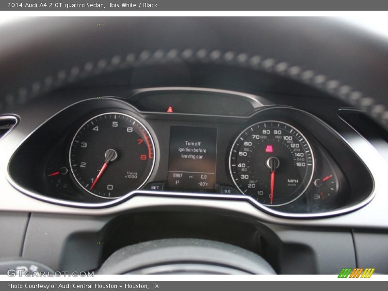 Ibis White / Black 2014 Audi A4 2.0T quattro Sedan