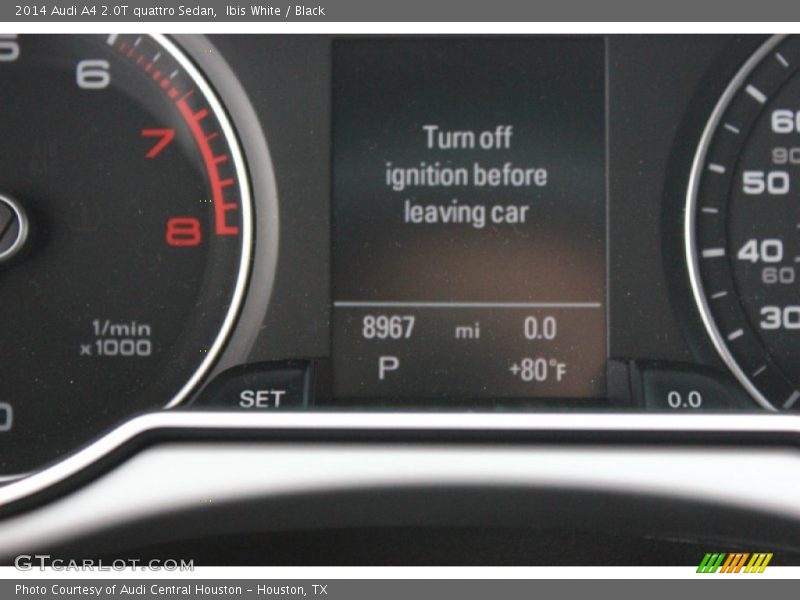 Ibis White / Black 2014 Audi A4 2.0T quattro Sedan