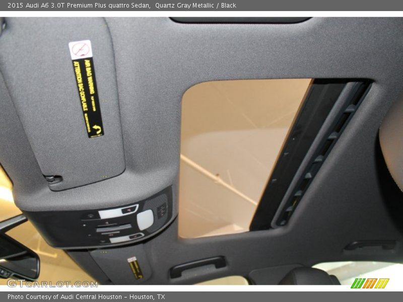 Quartz Gray Metallic / Black 2015 Audi A6 3.0T Premium Plus quattro Sedan