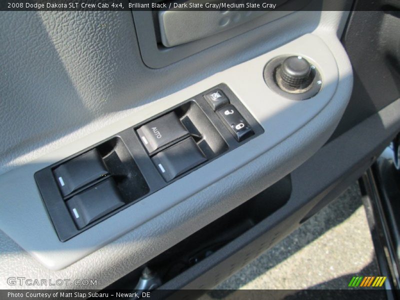 Brilliant Black / Dark Slate Gray/Medium Slate Gray 2008 Dodge Dakota SLT Crew Cab 4x4