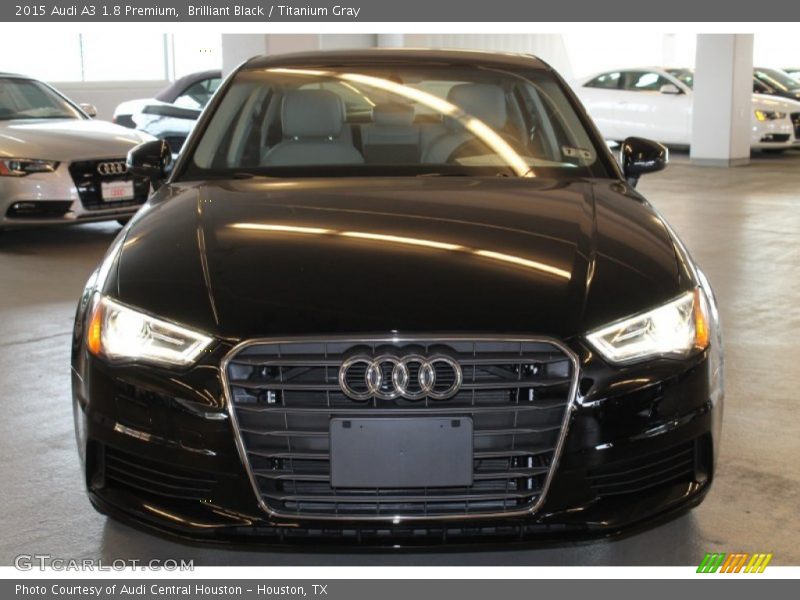 Brilliant Black / Titanium Gray 2015 Audi A3 1.8 Premium