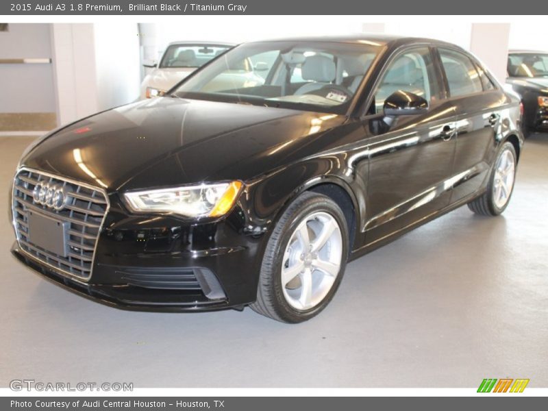 Brilliant Black / Titanium Gray 2015 Audi A3 1.8 Premium