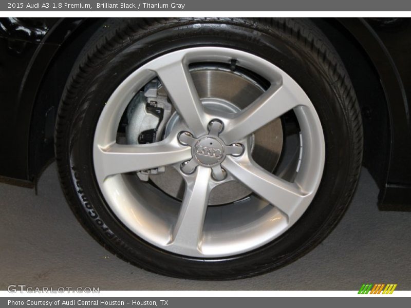 Brilliant Black / Titanium Gray 2015 Audi A3 1.8 Premium