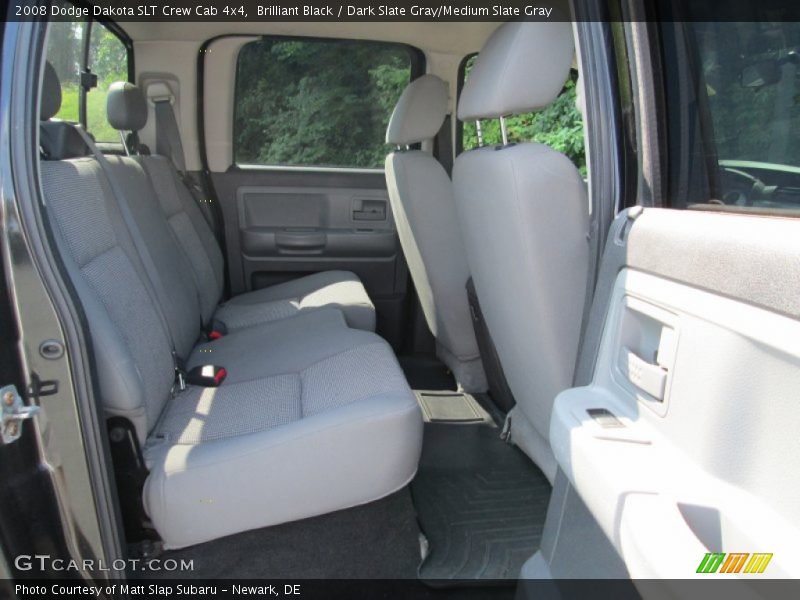 Brilliant Black / Dark Slate Gray/Medium Slate Gray 2008 Dodge Dakota SLT Crew Cab 4x4