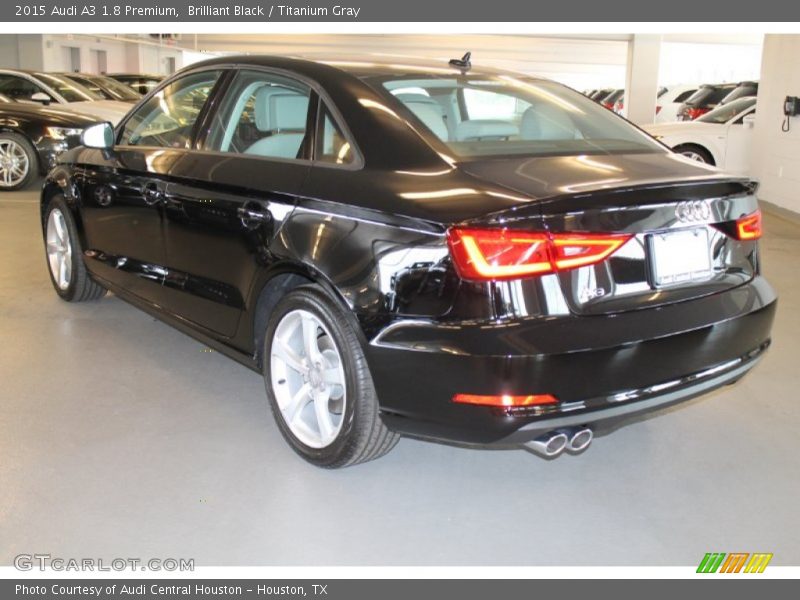 Brilliant Black / Titanium Gray 2015 Audi A3 1.8 Premium