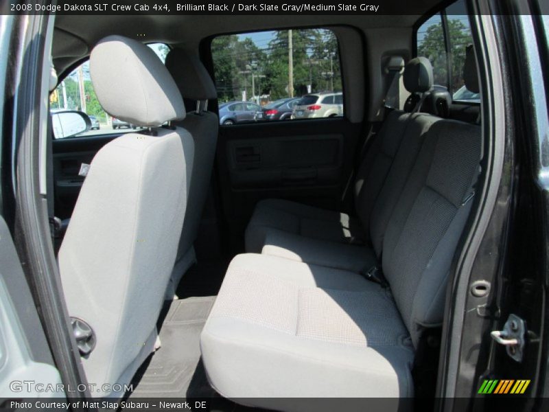 Brilliant Black / Dark Slate Gray/Medium Slate Gray 2008 Dodge Dakota SLT Crew Cab 4x4