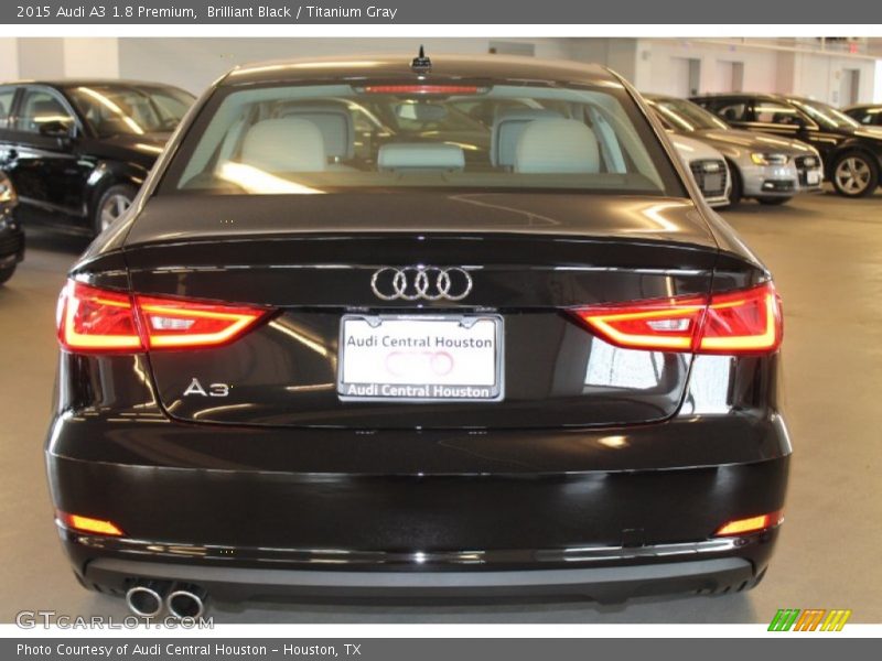 Brilliant Black / Titanium Gray 2015 Audi A3 1.8 Premium