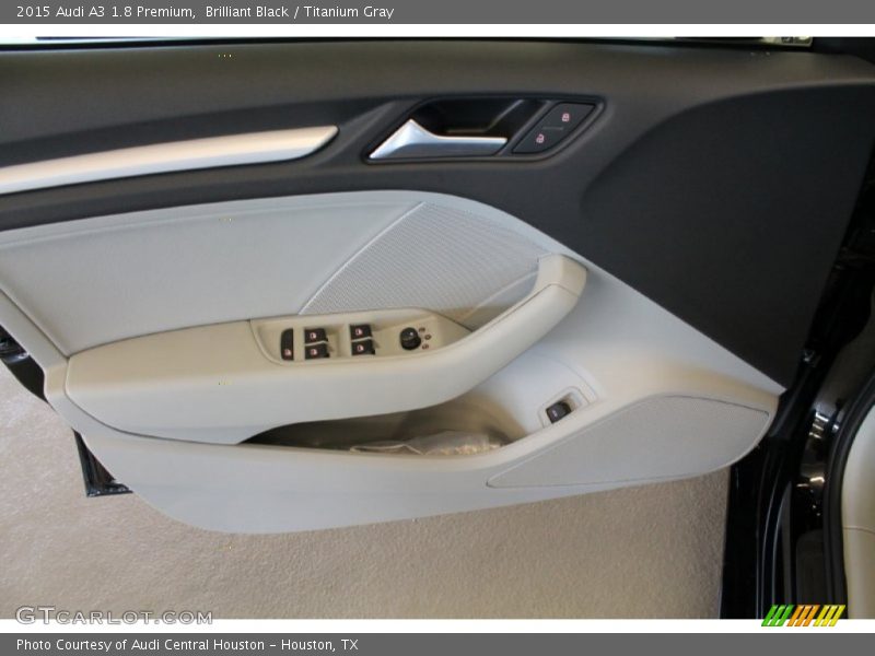 Brilliant Black / Titanium Gray 2015 Audi A3 1.8 Premium
