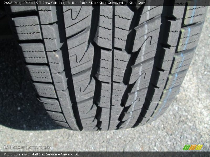 Brilliant Black / Dark Slate Gray/Medium Slate Gray 2008 Dodge Dakota SLT Crew Cab 4x4