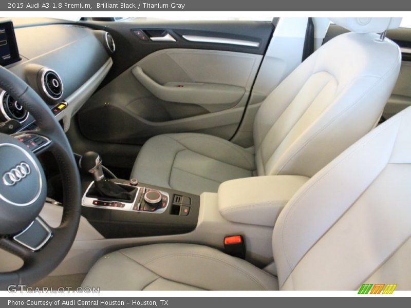 Brilliant Black / Titanium Gray 2015 Audi A3 1.8 Premium