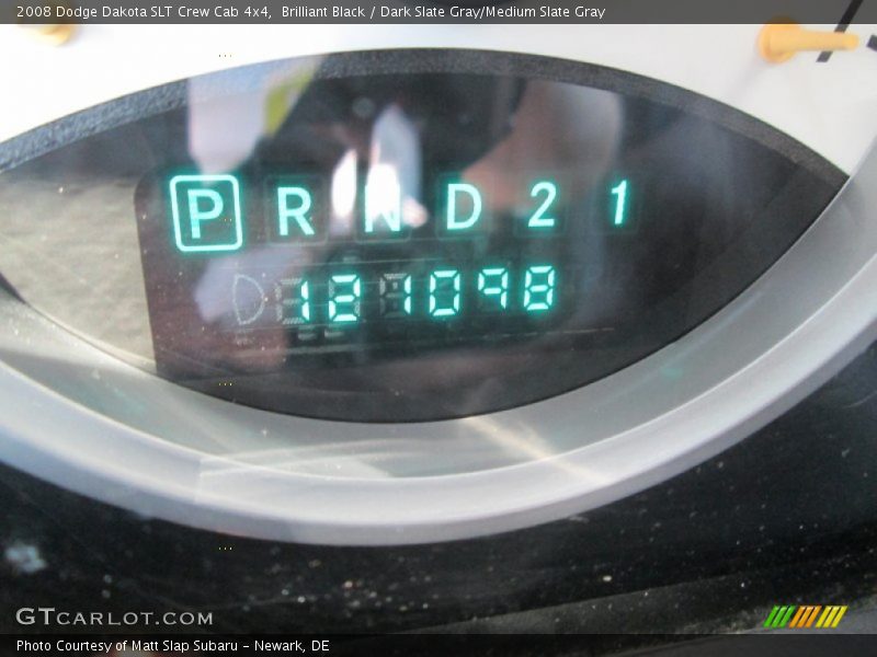 Brilliant Black / Dark Slate Gray/Medium Slate Gray 2008 Dodge Dakota SLT Crew Cab 4x4