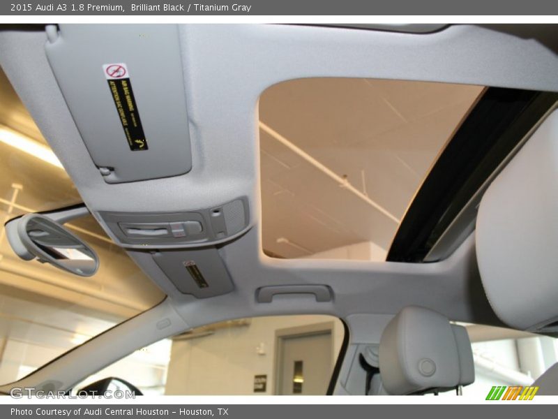 Brilliant Black / Titanium Gray 2015 Audi A3 1.8 Premium