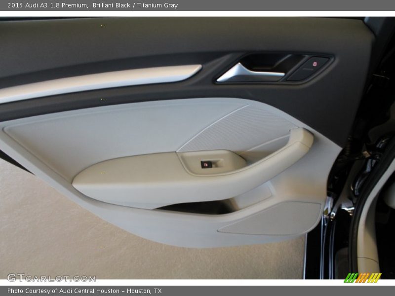 Brilliant Black / Titanium Gray 2015 Audi A3 1.8 Premium