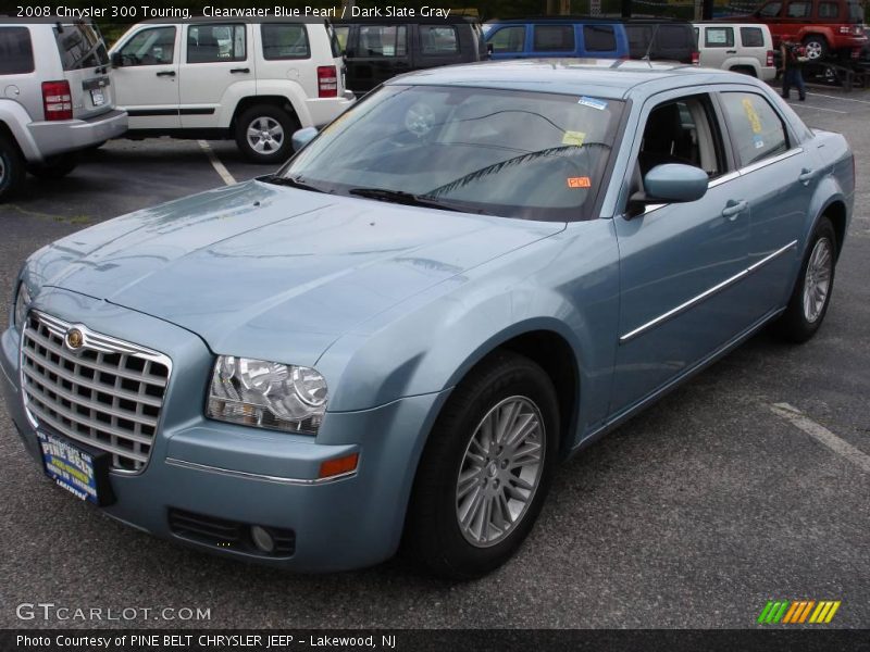 Clearwater Blue Pearl / Dark Slate Gray 2008 Chrysler 300 Touring