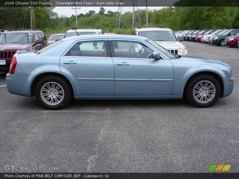 Clearwater Blue Pearl / Dark Slate Gray 2008 Chrysler 300 Touring