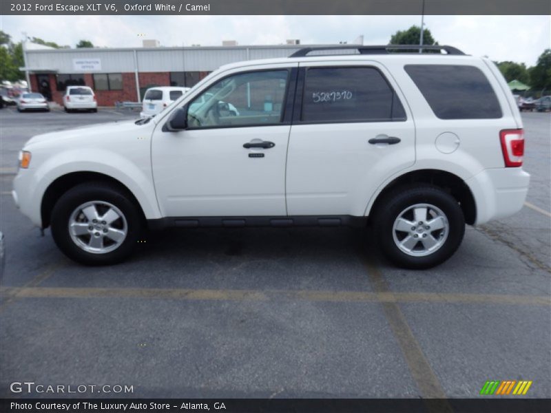 Oxford White / Camel 2012 Ford Escape XLT V6