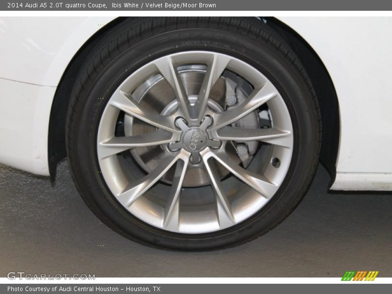 Ibis White / Velvet Beige/Moor Brown 2014 Audi A5 2.0T quattro Coupe