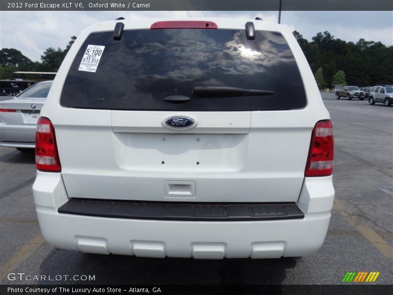 Oxford White / Camel 2012 Ford Escape XLT V6